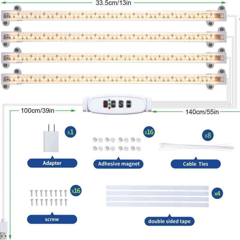 LED plant growth light strip