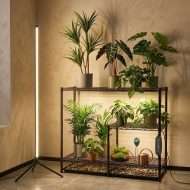 Lumenleaf 40W 3-Section Adjustable Grow Light Stand, Full Spectrum