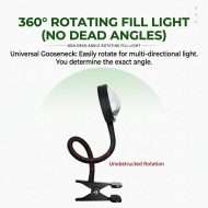 Lumenleaf 10W Desktop Clip-On Grow Light, Full Spectrum LED1