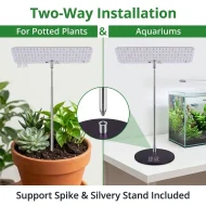 Lumenleaf Adjustable Seedling Grow Light Panel with Base