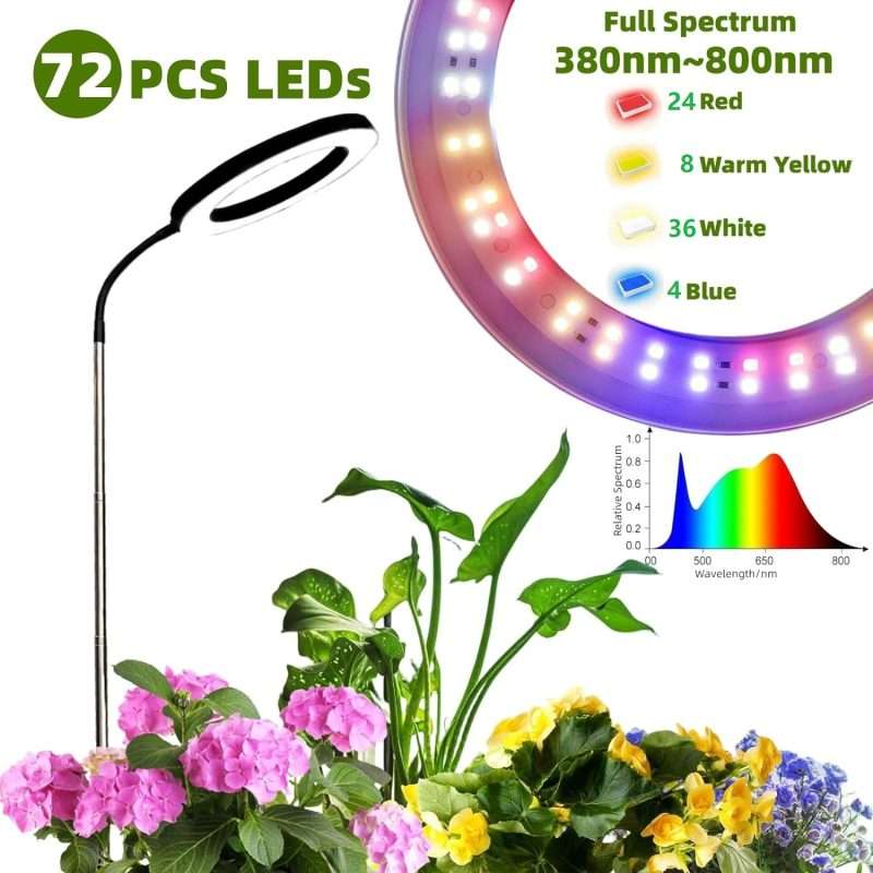 Angel Ring Grow Light Stand, Full Spectrum LED – Lumenleaf