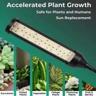 Lumenleaf Clip-On Grow Light 12V, Full Spectrum with Timer