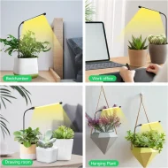 Lumenleaf Indoor Stake Grow Light, Full Spectrum 6000K+3000K1