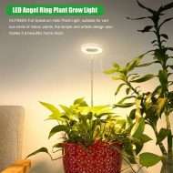 Lumenleaf Telescopic Stake Grow Light, Angel Ring USB Dimmable