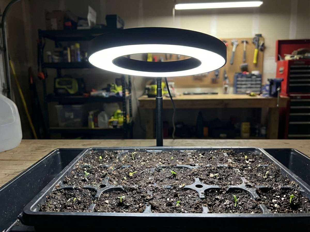Clip-on over seedlings